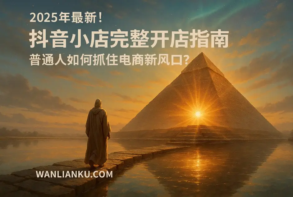2025年最新!抖音小店完整开店指南:普通人如何抓住电商新风口?配图