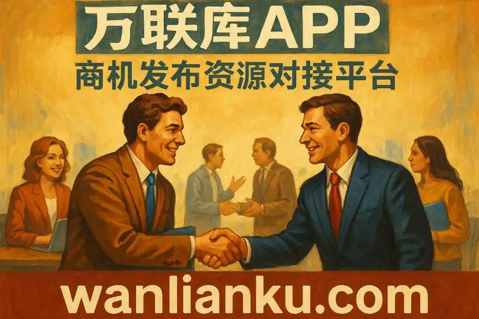 万联库：全国地推团队资源汇聚地，一站式项目对接平台配图