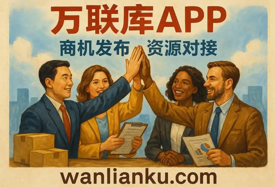 网推工作室怎么找资源？万联库助力项目对接，一站式解决推广合作难题配图