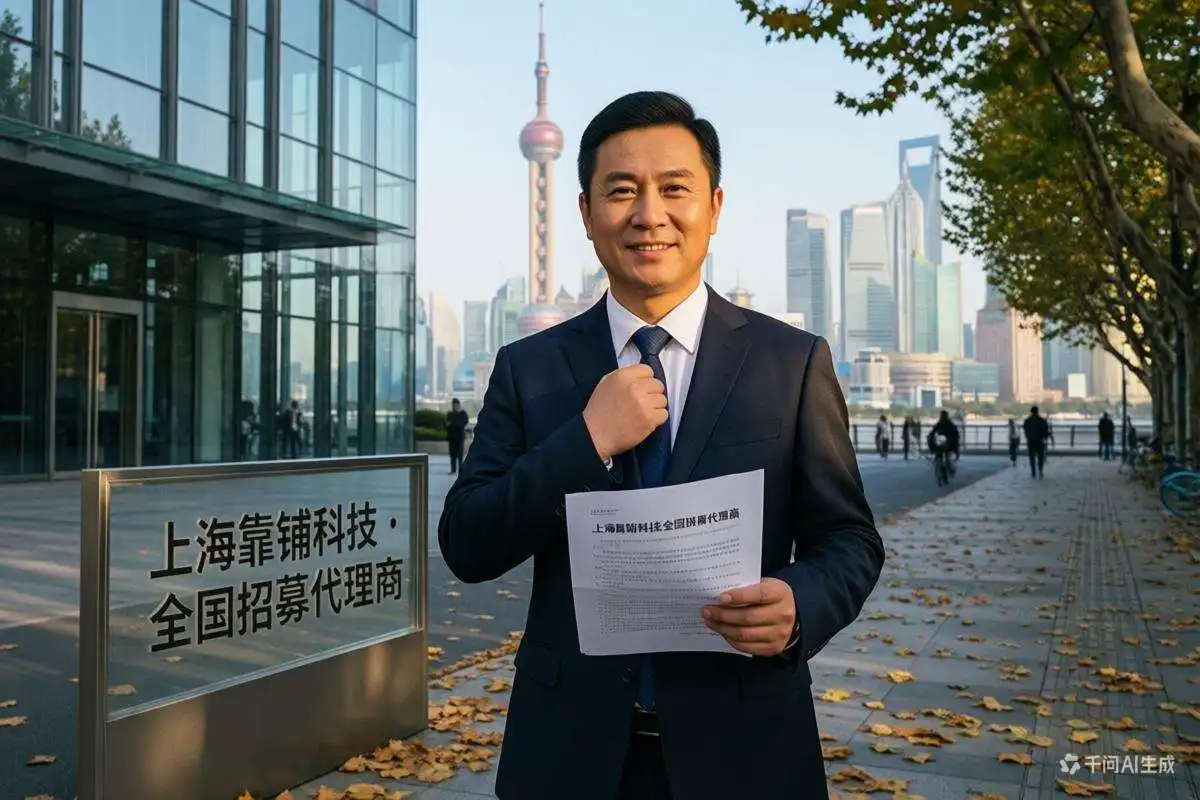 上海靠铺科技全国招募代理商｜双重营收模型+高额利润空间，打造长期可持续变现体系配图