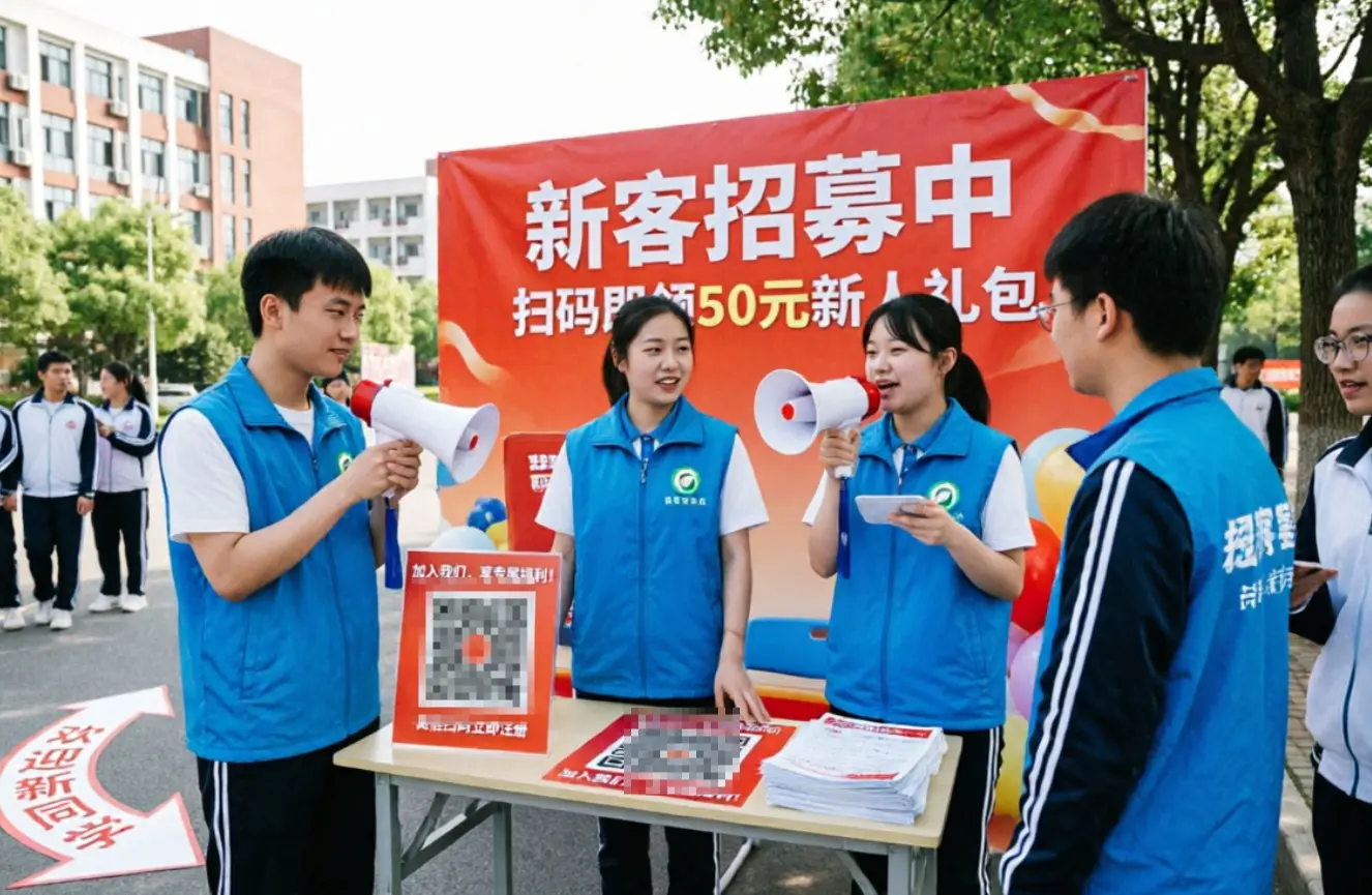 校园地推拉新项目需求发布：精准触达高校用户，快速获取高质量新客资源配图