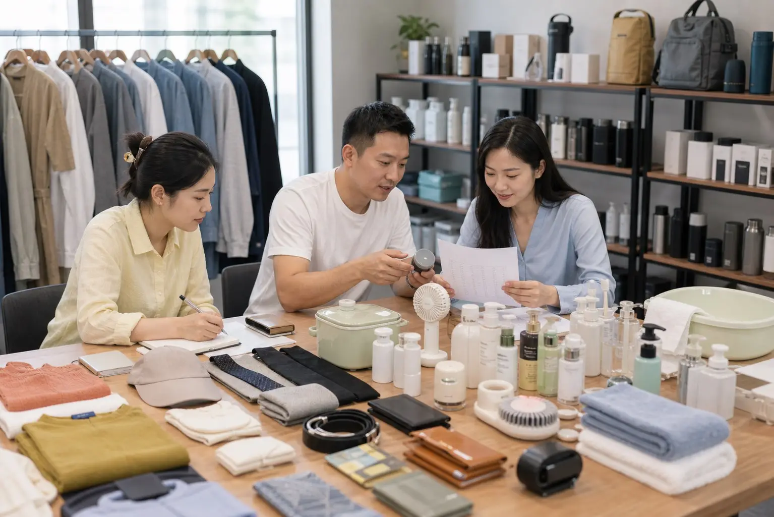 服饰配件洗护个护和小家电代理商，想找企业采购和实体渠道可以集中发布货盘