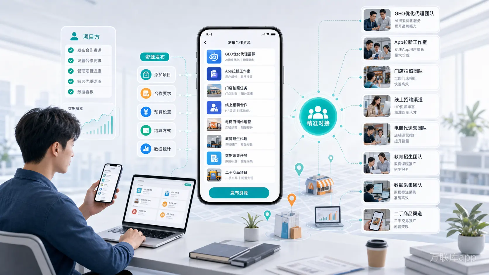 万联库app项目方渠道对接配图