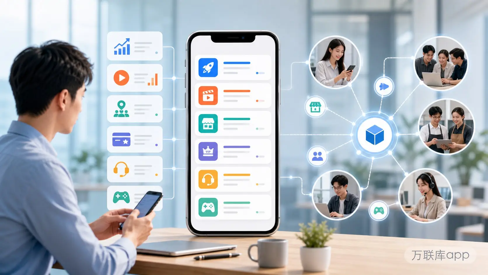 万联库app项目方资源发布与渠道对接配图