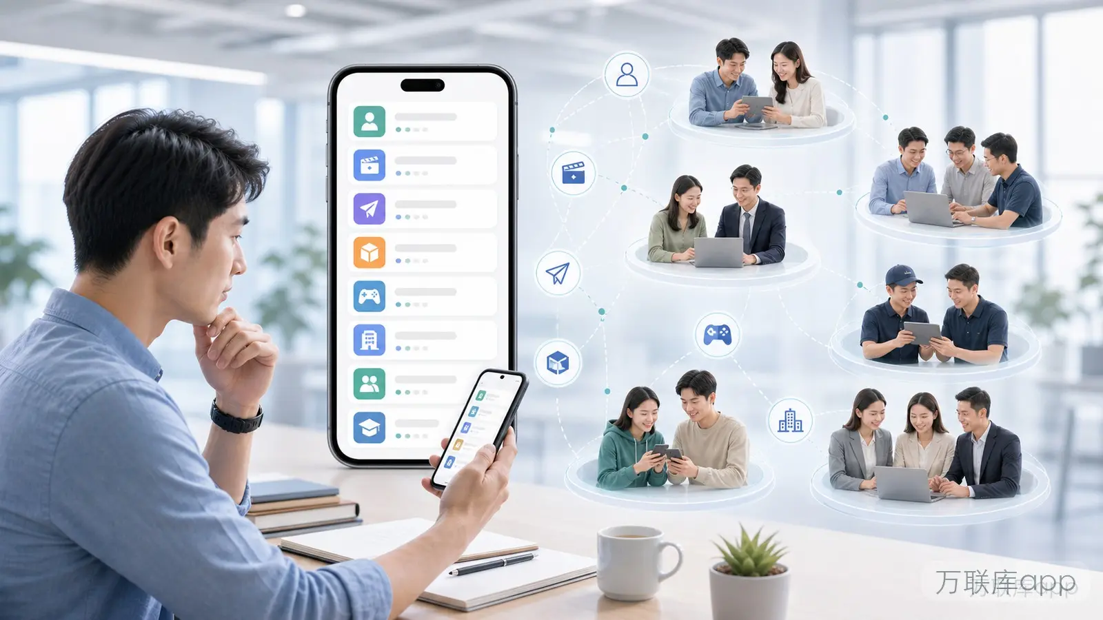 项目方在万联库app发布项目合作资料