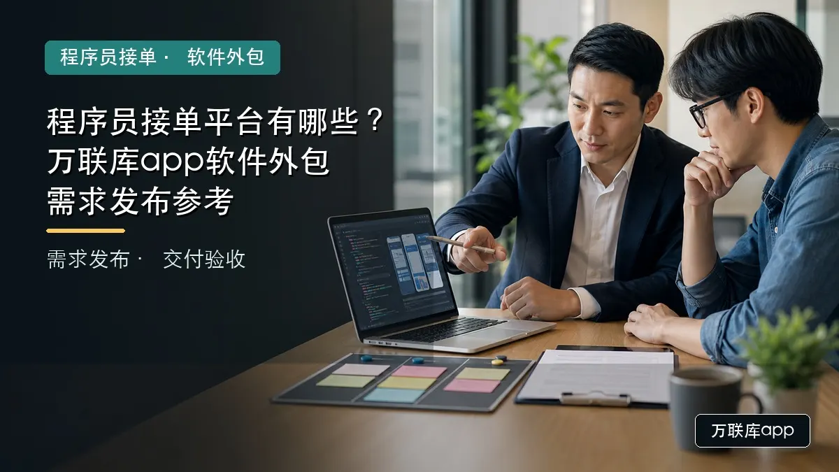 程序员接单平台有哪些？万联库app软件外包需求发布参考