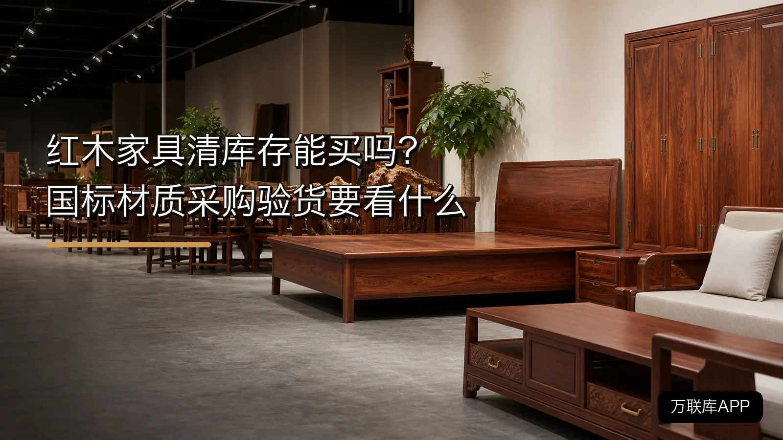 红木家具清库存能买吗？国标材质采购验货要看什么