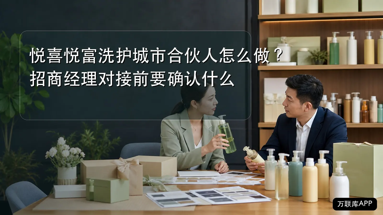 悦喜悦富洗护城市合伙人怎么做？招商经理对接前要确认什么