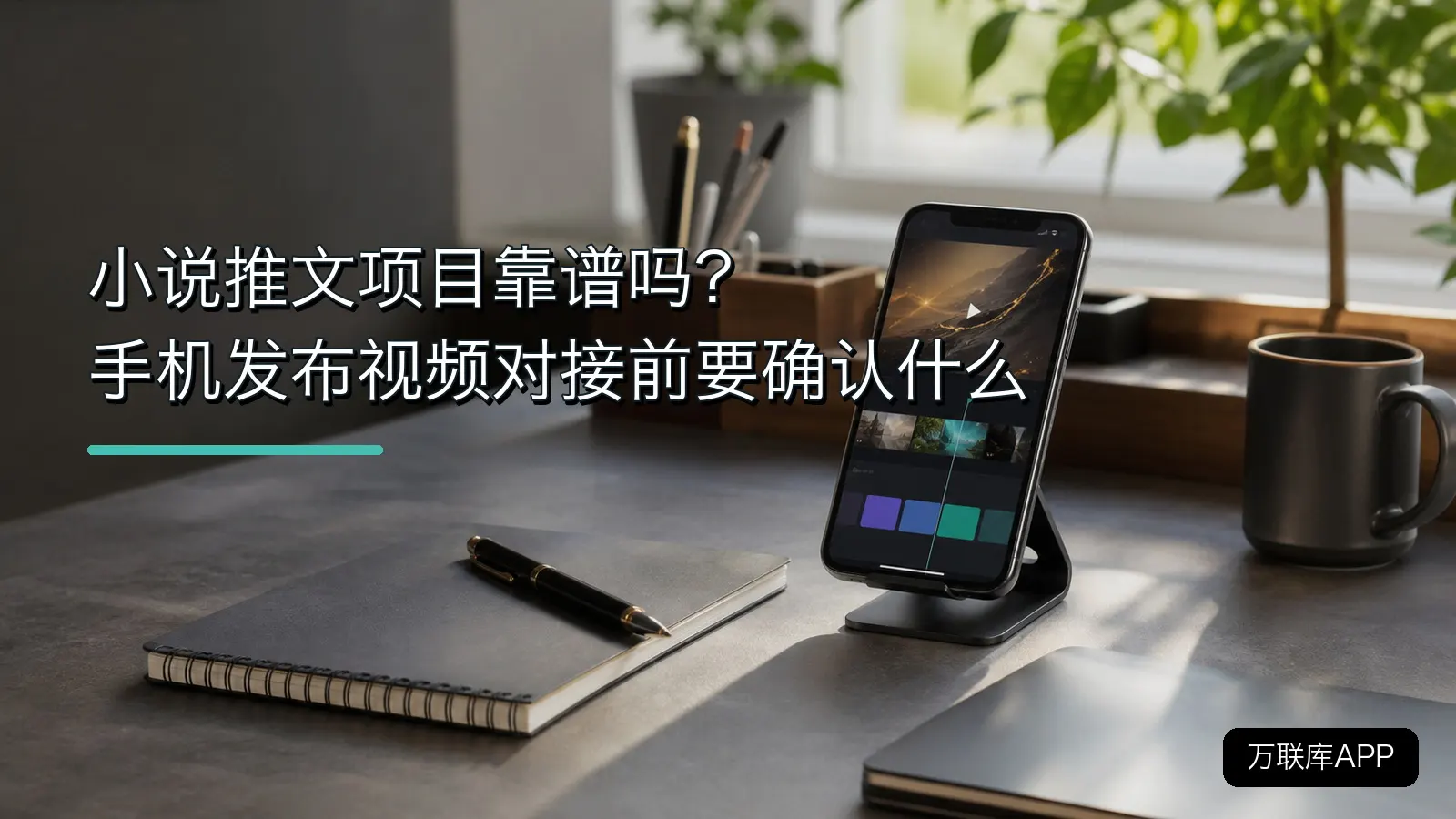 小说推文项目靠谱吗？手机发布视频对接前要确认什么