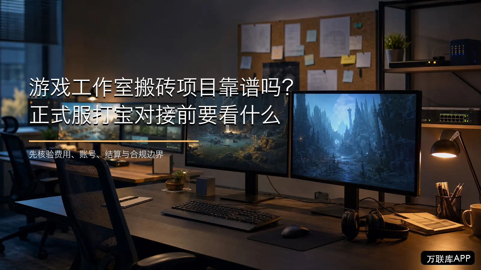 游戏工作室搬砖项目靠谱吗?正式服打宝对接前要看什么