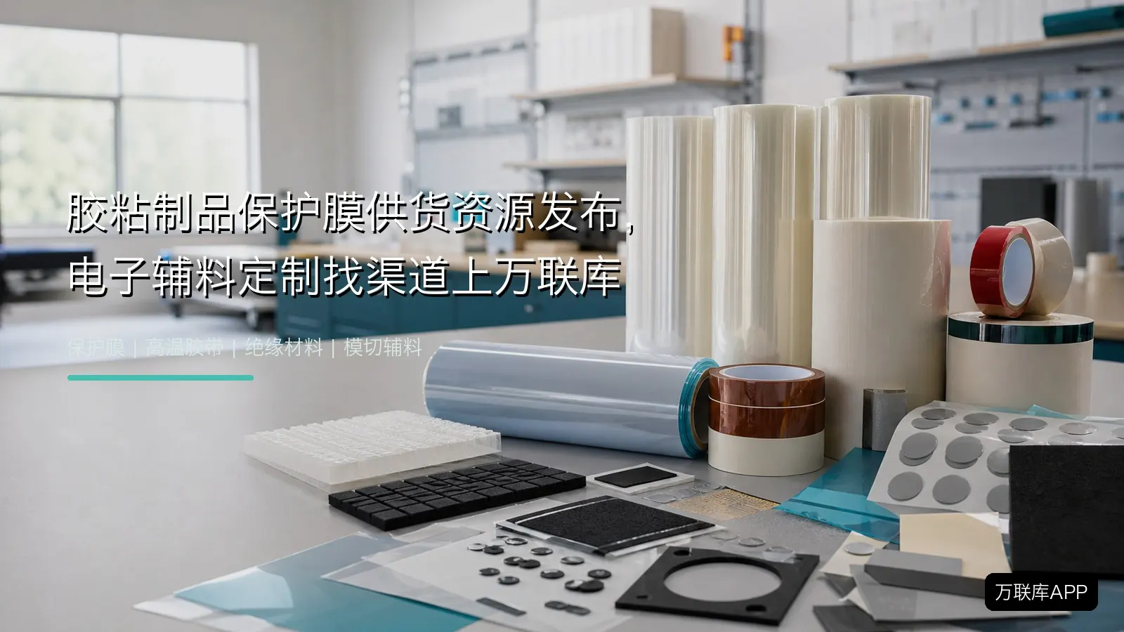 胶粘制品保护膜供货资源发布,电子辅料定制找渠道上万联库