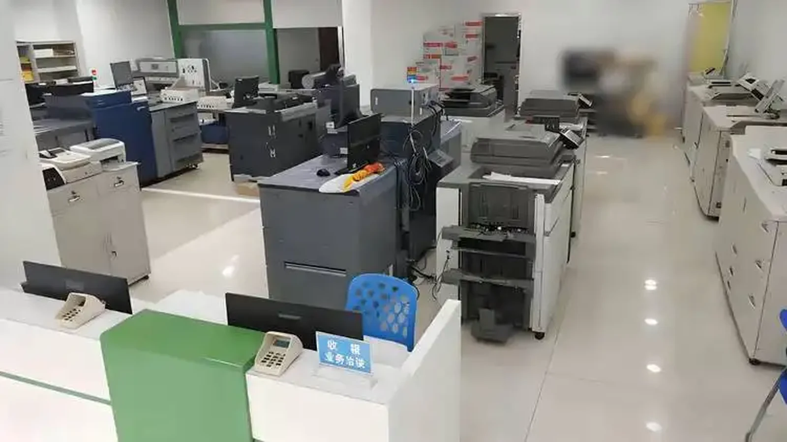 大连印刷设备现场原图